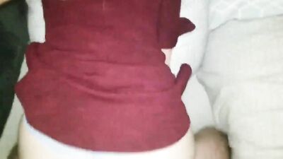 Amateur horny wife with sexy ass enjoying cock ride 
